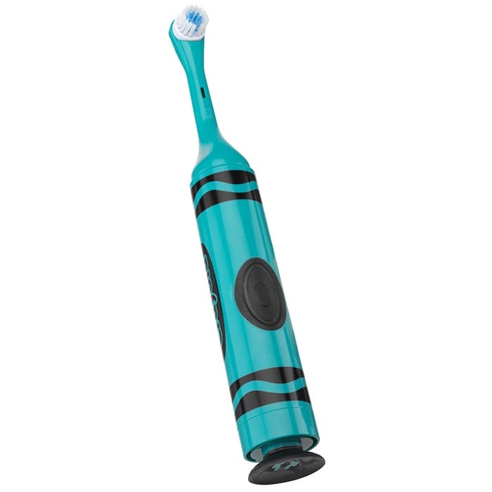 GUM Crayola Power Toothbrush, Assorted Colors, Ages 5+, 12/Box