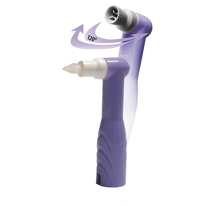 Crosstex Twist Plus Oscillating Disposable Prophy Angle, Soft Cup, Gray, 100/Box, TPLUSPASC