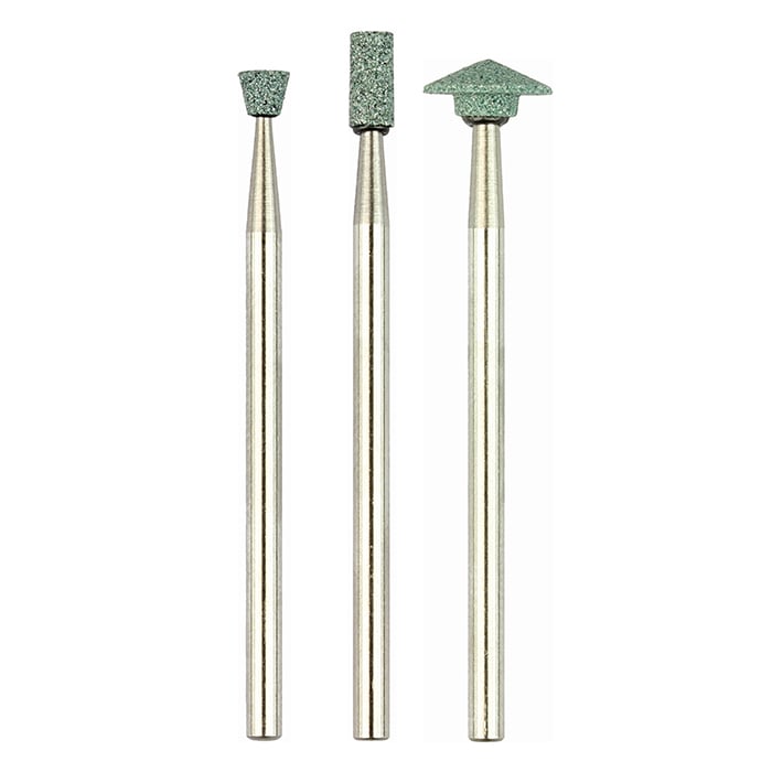 Dura-Green Stones, FG, Flame, FL2, Green, Silicon Carbide, 12/Pk, 0104