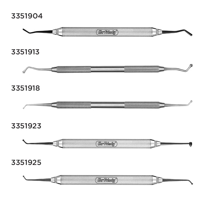 Hu-Friedy Burnishers, 27/29 Ball Double-Ended, #41 Round Handle, Satin Steel XTS, BB27/29