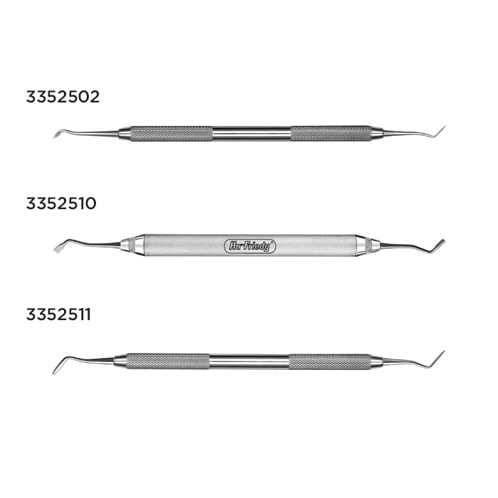 Hu-Friedy #1 Hollenback Double-Ended Carver with #41 Round Handle, CVHL1