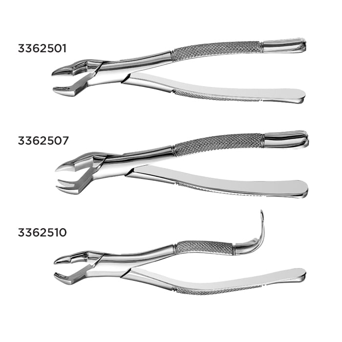 Hu-Friedy Extraction Forceps, 88L Nevius, Upper 1st & 2nd Molars, Split Beak, Stainless Steel, Each, F88L