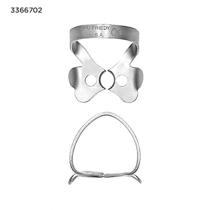 Hu-Friedy Satin Steel® Rubber Dam Clamp #32 Small, Wingless, Single