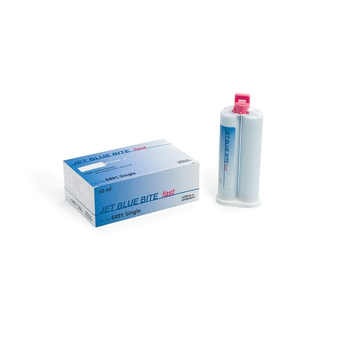 Coltene Jet Blue Bite Superfast Set Bite Registration Material, 50 ml x 4-Pack, C6497