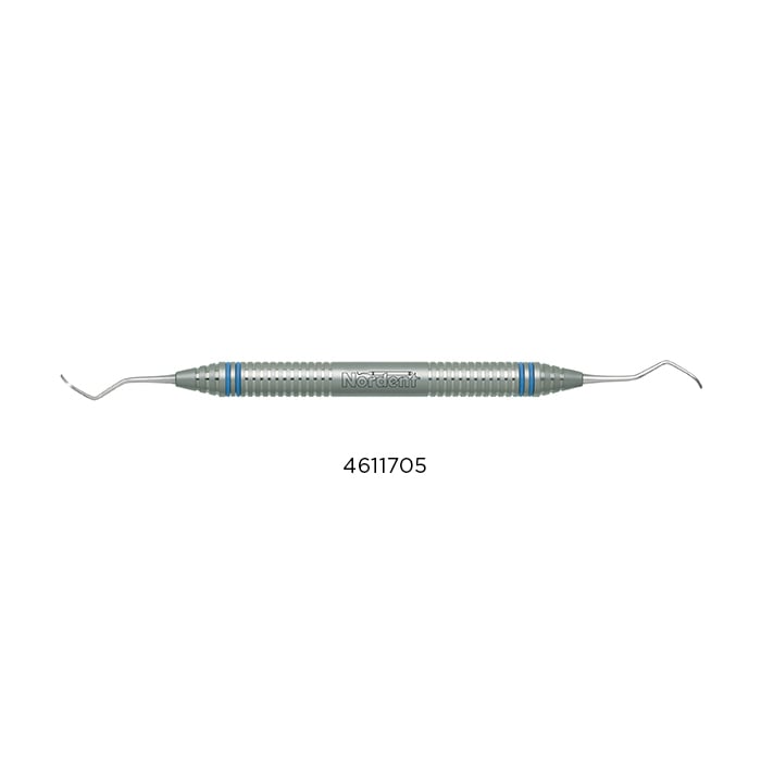 Nordent Classic Universal Curette, Barnhart #5-6, Rigid, Medium Round, Double-Ended