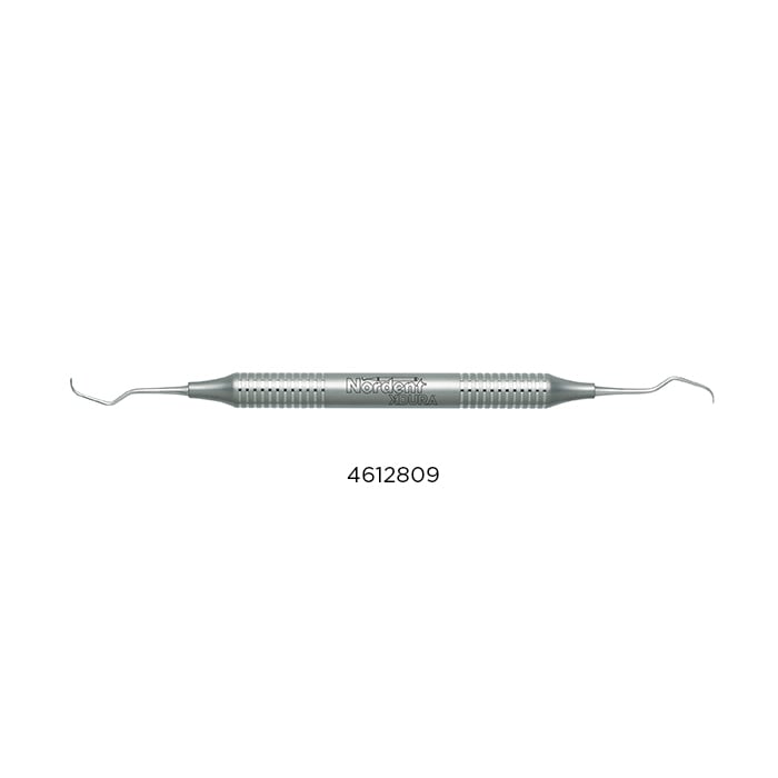 Nordent XDURA Gracey Curette #15-16 Rigid, DuraLite Round Handle, Double-Ended