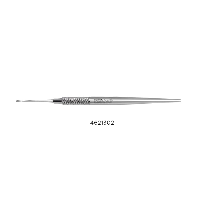 Nordent Orthodontic Ligature Director, Single-Ended, Curved, N120, DuraLite Round Handle