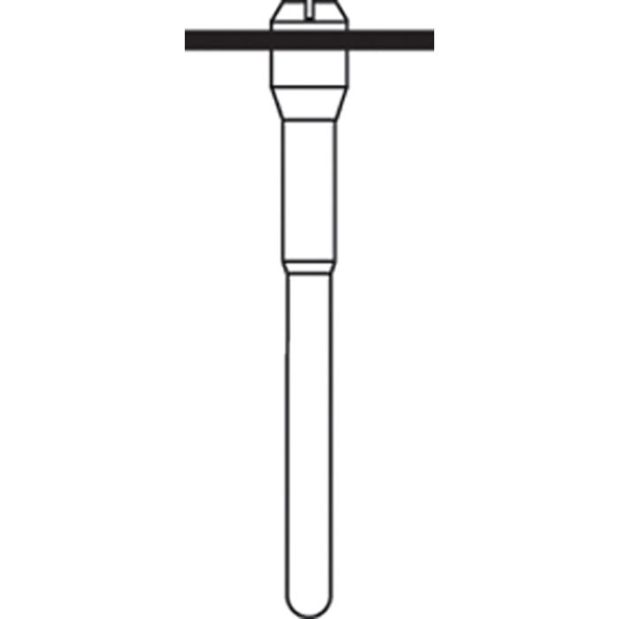 NTI® Specialty Carbide Burs - Turbo Crown Cutter - #C-9, 9.00 mm Diameter, 1.90 mm Thickness, Super Coarse, FG, 1/Pkg