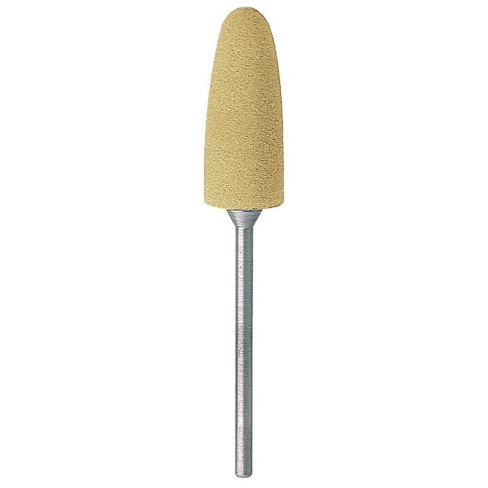 NTI Acrylic Polishers - Fine HP - Yellow Round End Taper #100, 24.5 mm, 6/Pk, P0654