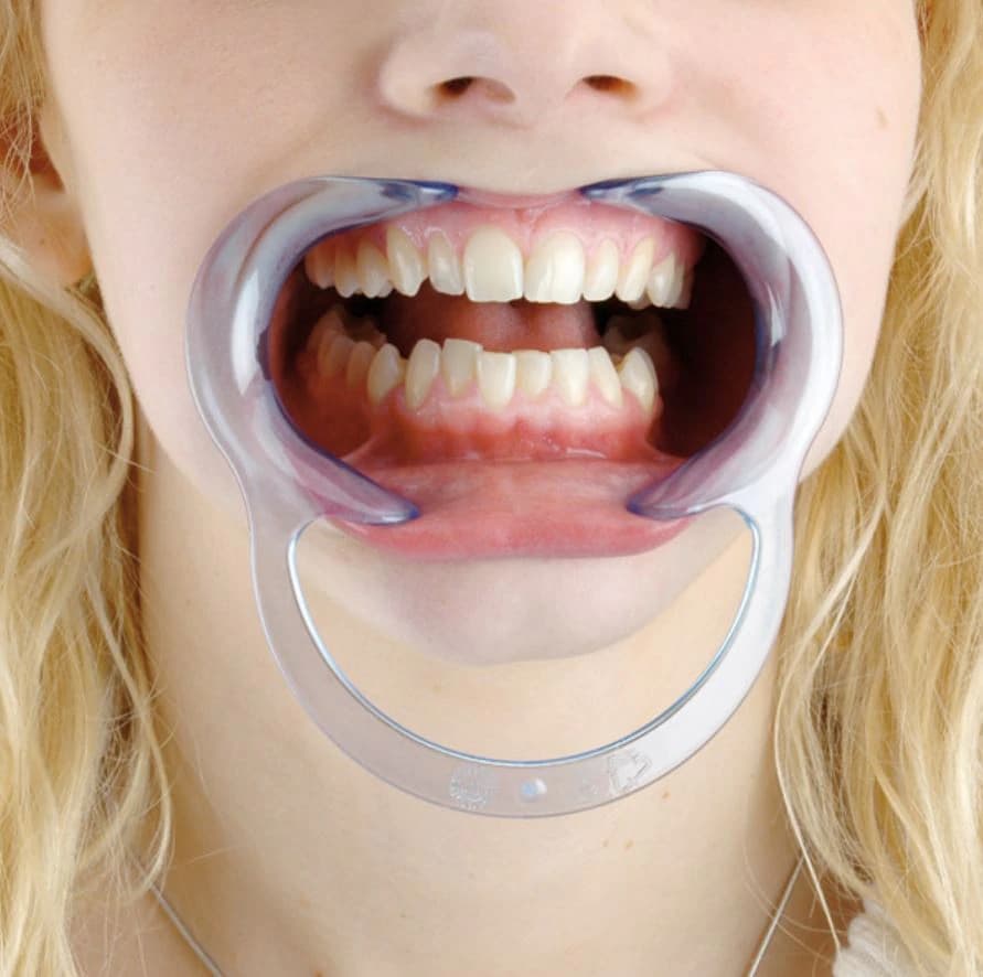 Hager Worldwide Spandex Lip & Cheek Retractor, Child, Clear, 2/Pk, 605455 - Spandex Lip & Cheek Retractor, Child, 2/Pk, 605455 - Image 1