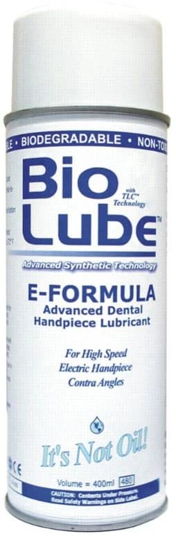 Southland Bio Lube E-Formula Synthetic Biodegradable Lubricant for High Speed Electric Handpiece Contra Angles, 500 mL Aerosol Can, BIO-EF-500 - Southland - Bio Lube - E-Formula Synthetic Biodegradable Lubricant For High Speed Electric Handpiece Contra ... - Image 1