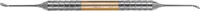 A. Titan Sinus Lift Instrument 1, 25/25 Degree Sinus Elevator, Anodized Yellow Handle, 440A Stainless Steel, Each - SINUS 1, A.Titan Instruments - Image 1