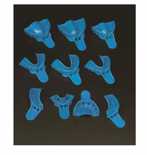 Excellent Disposable Impression Trays, #7 Upper Right/Lower Left, Perforated Plastic, 12/Pk, IT-URLL - Excellent Disposable Impression Trays, # 7, Upper Right/Lower Left, 12/Pk, IT-URLL - Image 1