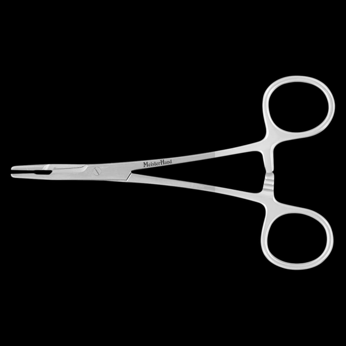 Meister-Hand Olsen-Hegar Needle Holder, Serrated Jaw, 6-3/4", Stainless Steel - Olsen-Hegar NH w/Scs 6-3/4 - Image 1