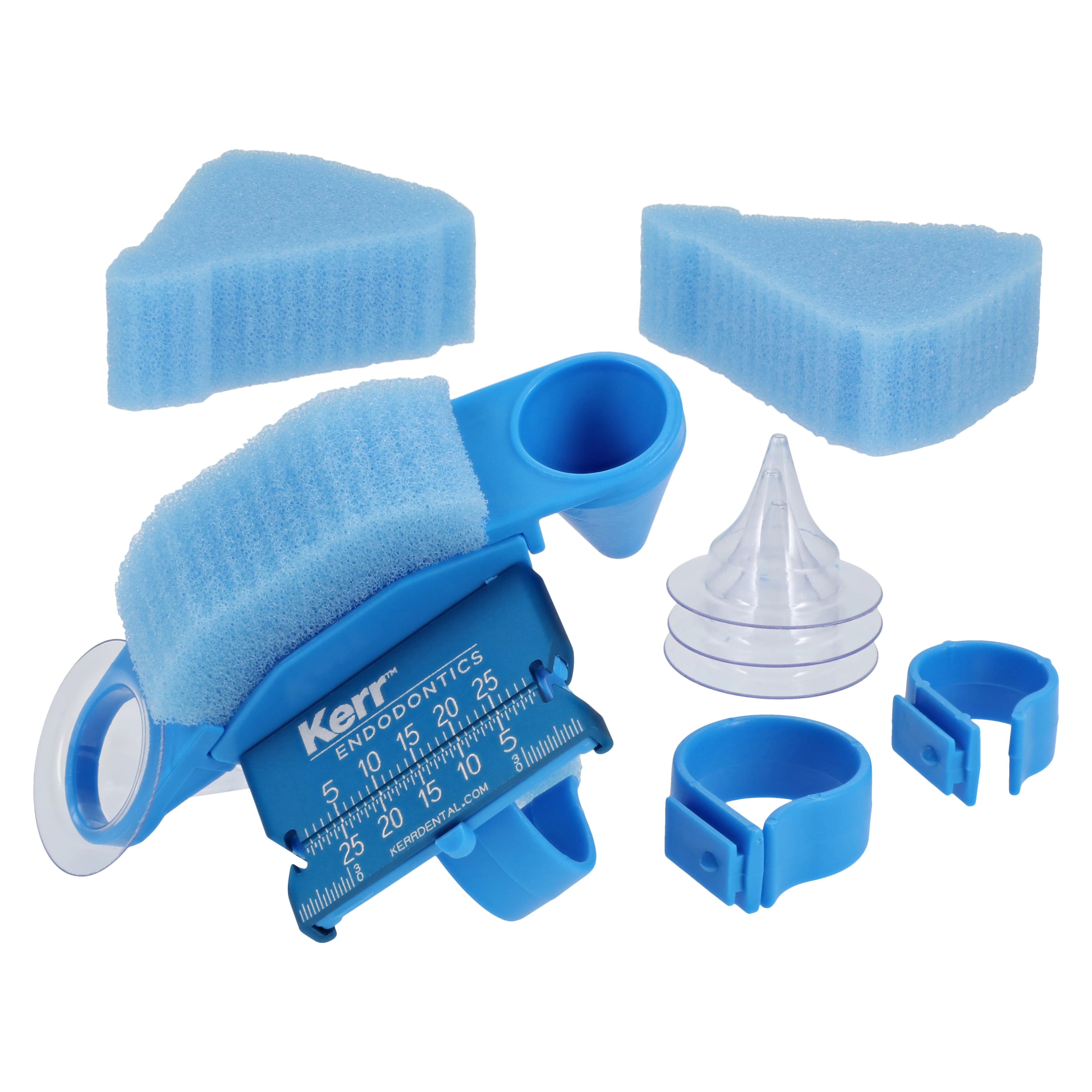 Kerr EndoRing Complete Kit, Finger-Mounted Endodontic File Organizer with Measuring Ruler, Autoclavable, 825-0049 - Endo Ring, 825-0049 - Image 1