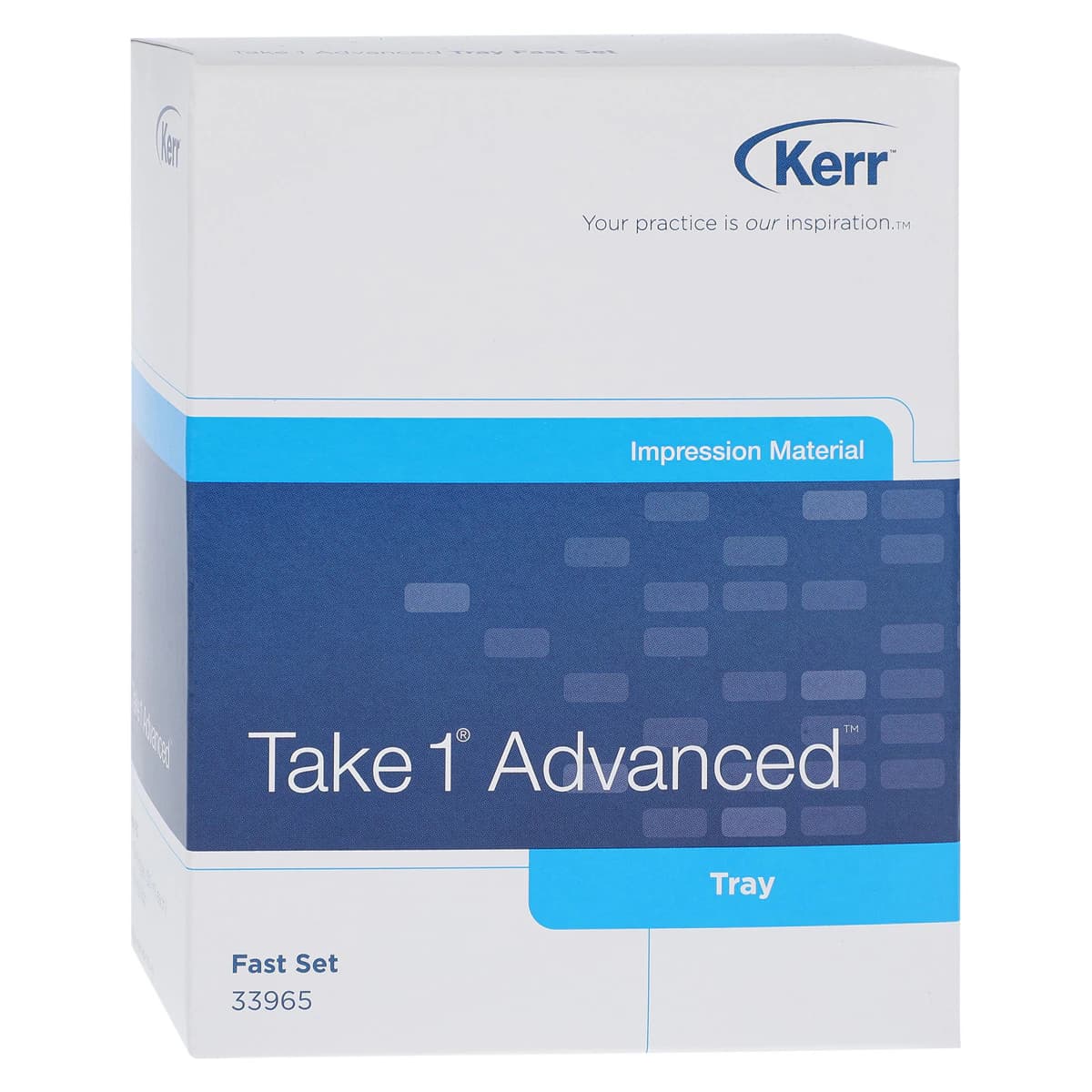Kerr Take 1 Advanced VPS Impression Material, Tray Heavy Body, Fast Set, 50 ml Cartridge Refill, 2/Pk, 33965 - Take 1 Advanced, Cartridge Refill, Tray Heavy Body, Fast Set, 50 ml, 2/Pk, 33965 - Image 1