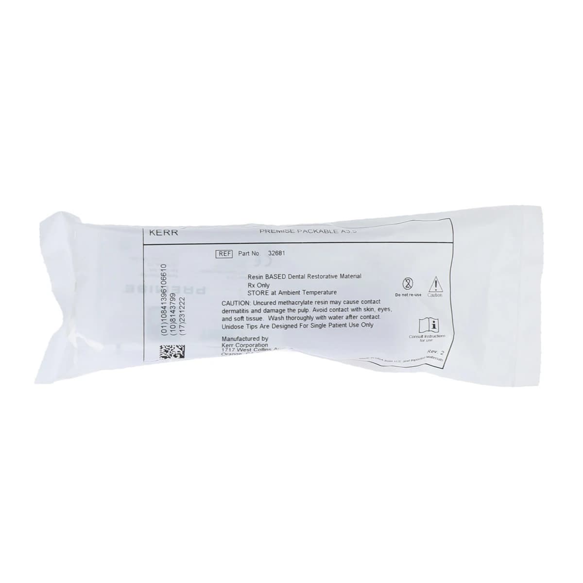 Premise Universal Nanofilled Composite, Unidose Refill, Packable A3.5, 0.2 g, 20/Pk, 32681 - Premise Packable A3.5 0.2g Unidose Refill Pack of 20 - Image 1