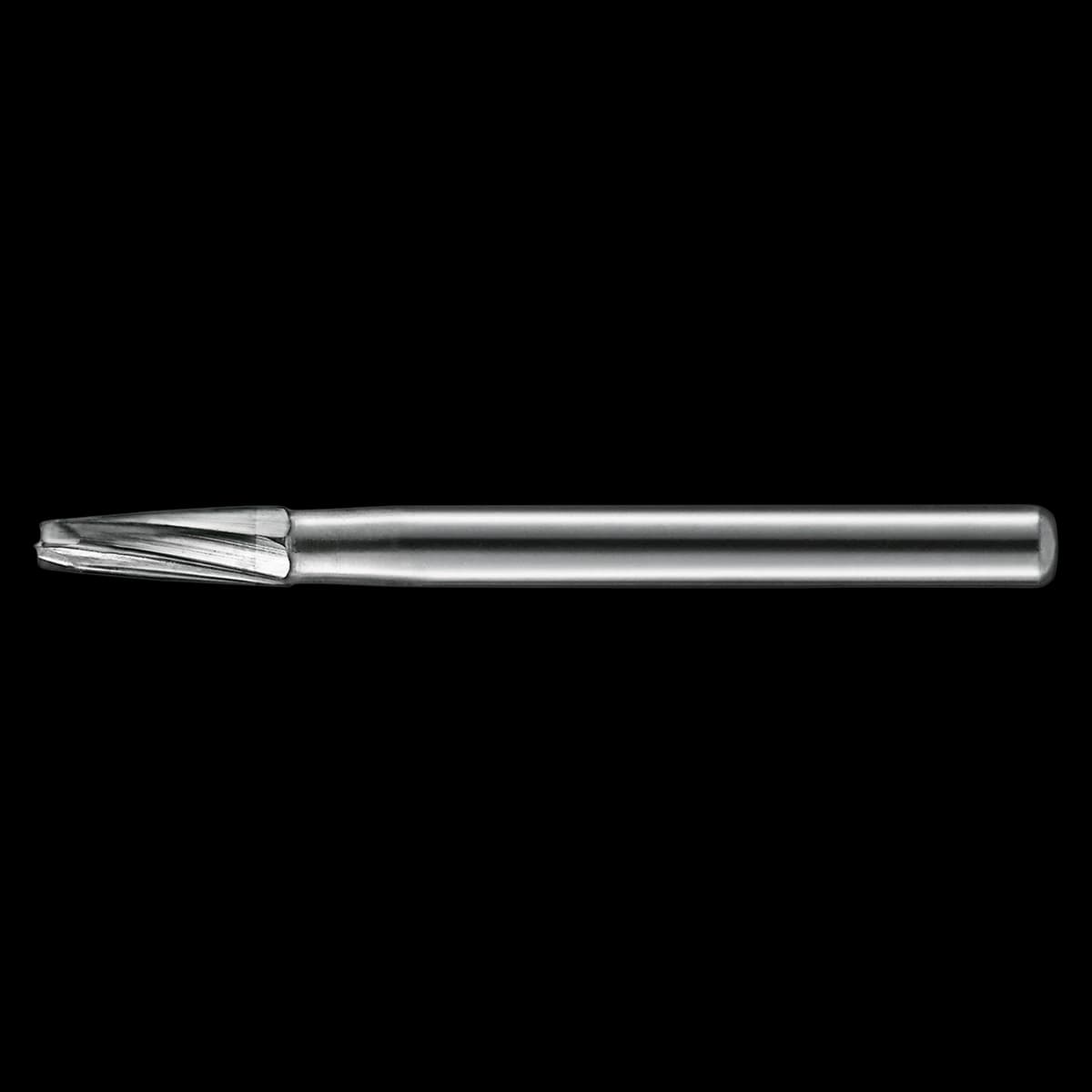 KaVo Kerr Regular Operative Carbide Bur FG 1169L, Taper Dome End, 6 Flute, 0.9 mm Diameter, 4.9 mm Length, 10/Pkg - KaVo Kerr™ Regular Operative Carbide Burs – FG, Taper Dome End 6 Flute, 10/Pkg - # 1169L, 0.9 mm Diameter, 4.9 mm Length - Image 1