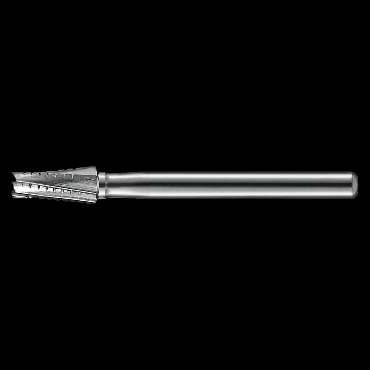 Kerr Carbide Bur #702, Taper Flat End Crosscut, 6 Flutes, HP Shank, 1.6 mm Diameter, 4.1 mm Length, 5/Pk - Kerr Operative Carbide Burs HP 702 5/Pk - Image 1