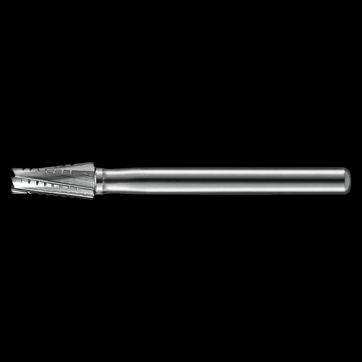 KaVo Kerr Operative Carbide Surgical Bur, Taper Flat End, #702L, Crosscut 6-Flute, Friction Grip, 1.6 mm Diameter, 4.9 mm Length, 10/Pkg, FGOS702L-KC0 - Kerr Operative Carbide Burs FGOS 702L 10/Pk - Image 1