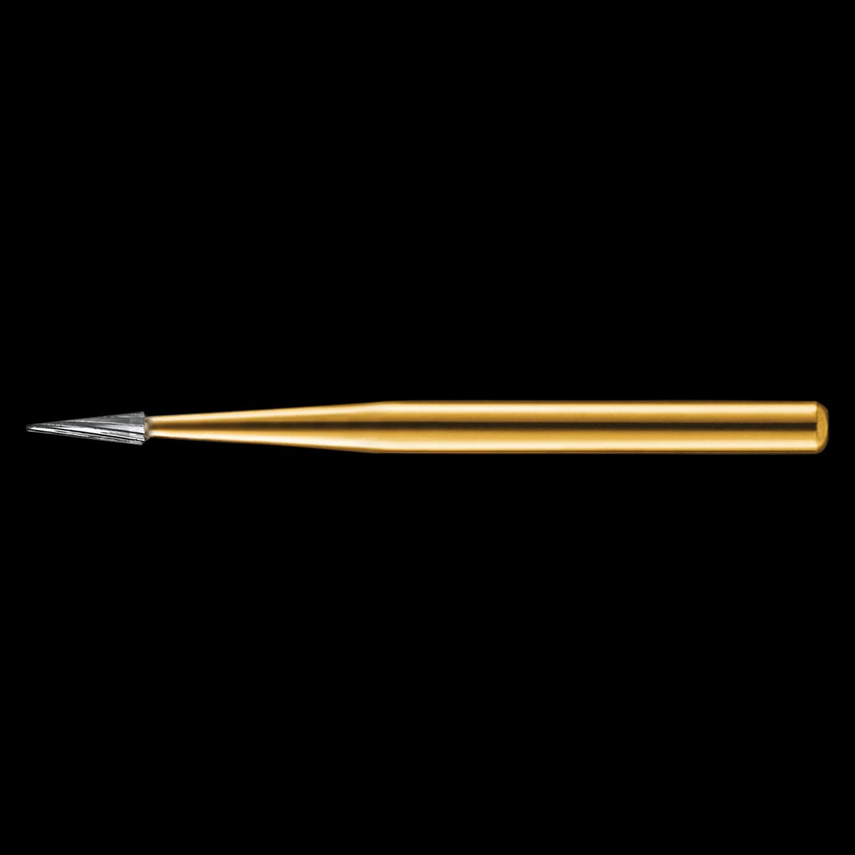 KavoKerr FG7283 Carbide Bur, Taper Finishing, 12 Flute, Friction Grip, 1.6mm Diameter, 9.9mm Length, 10/Pk - KavoKerr FG7283 Carbide Bur (10) - Image 1