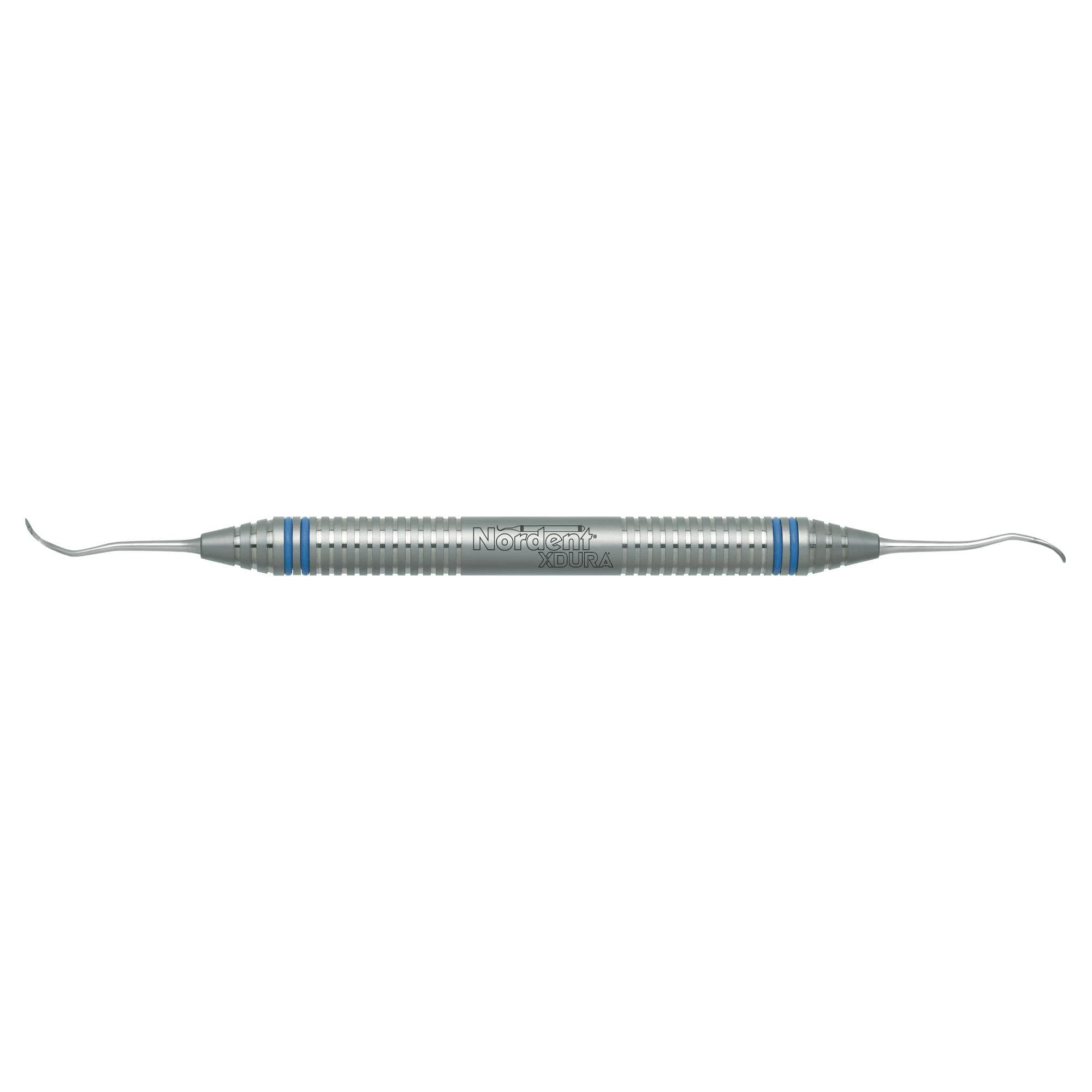 Nordent XDURA Posterior Sickle Distal Scaler #204SD, Double-Ended, DuraLite ColorRing Handle - XDURA® Scalers - Posterior Sickle Distal #204SD - DuraLite® ColorRings - Image 1