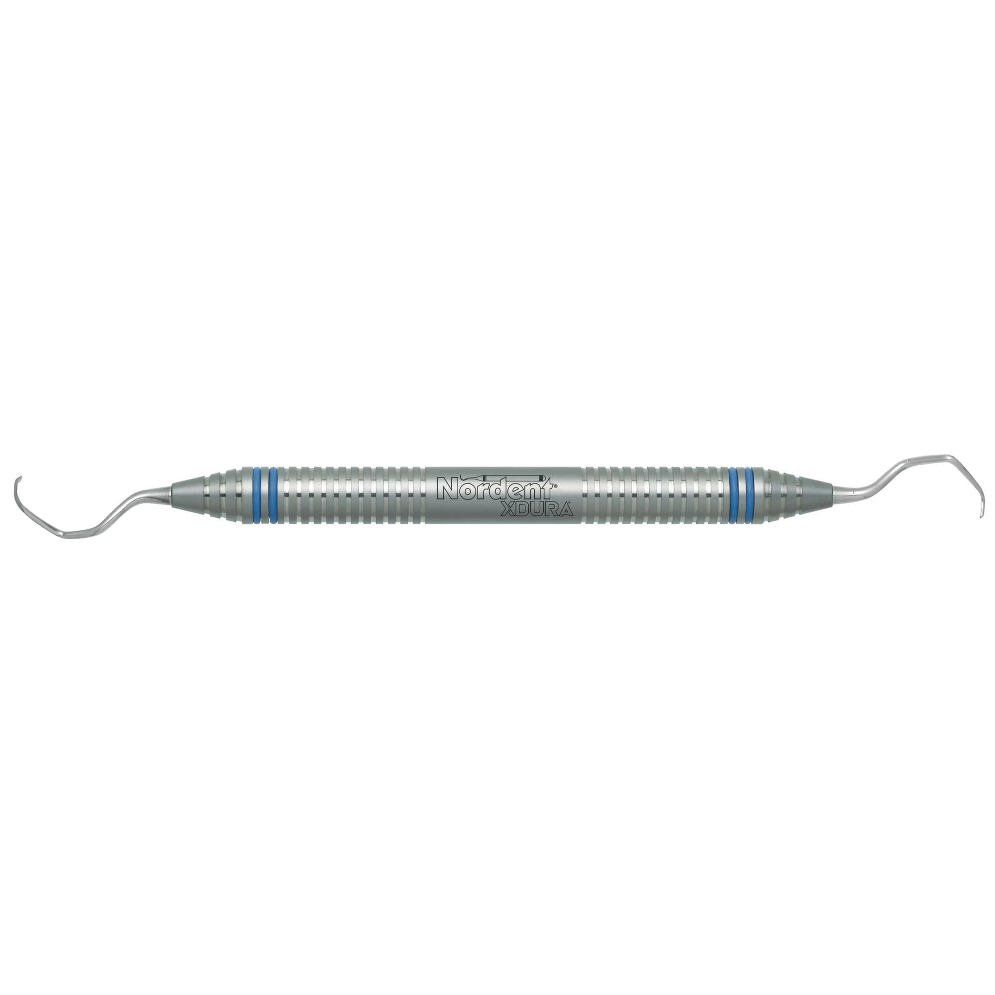 Nordent XDura Gracey Curette #17-18, Double-Ended, DuraLite ColorRing Handle, Stainless Steel, CENSGR17-18 - Xdura Curette DE TruGracey #17-18 DuraLite ColorRing - Image 1