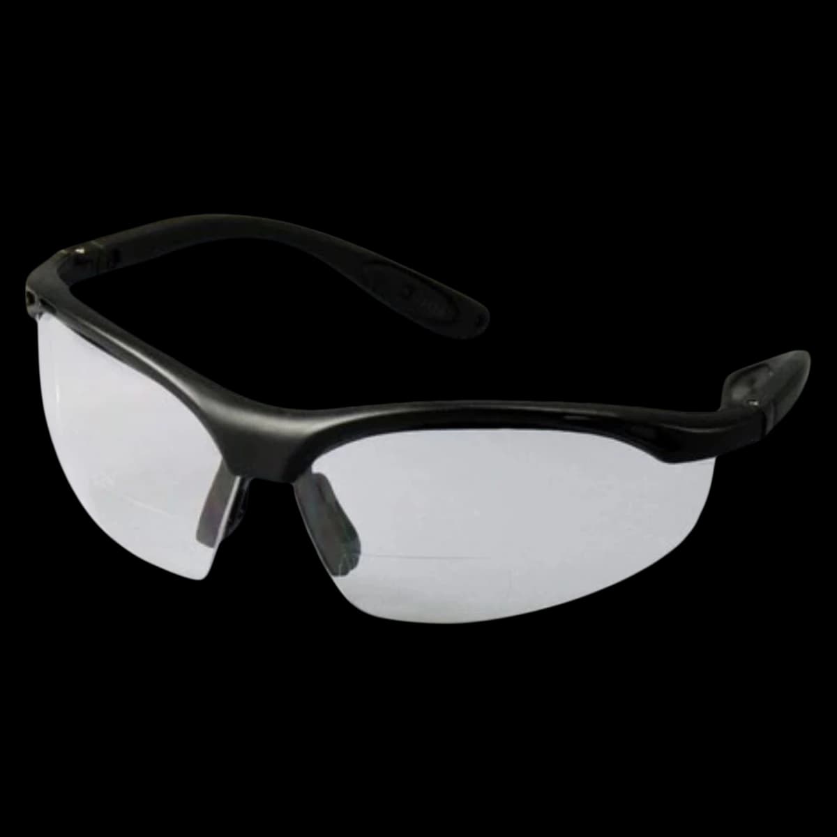 Palmero Kool Daddy Bifocal Safety Eyewear, 1.5 Diopter, Black Frame, Clear Lens, 3740B - Kool Daddy 1.5 Black Frame and Clear Lens Eyewear - Image 1