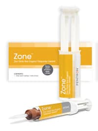 Zone Temporary Cement, Zinc Oxide Non-Eugenol, Dual-Barrel Hand-Mix Syringe, 15 g, Regular Shade, 27043DX - Zone Temporary Cement Dual Syringe - Image 1
