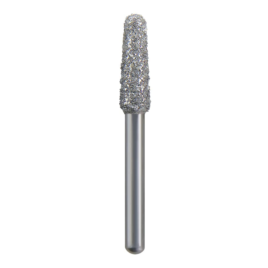 Spring Health Products Round End Taper FG Diamond Bur, Super Coarse, Single-Use, 856-023 (775.7SC), 25/Pkg - Round End Taper FG Diamond Burs - Image 1