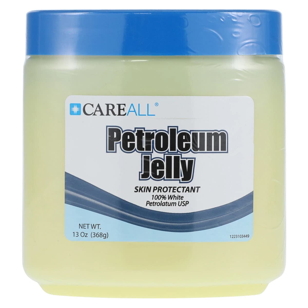 Petroleum Jelly Skin Protectant Topical Ointment, 13 oz Jar, New World Imports - Petrolatum White Jelly - Image 1