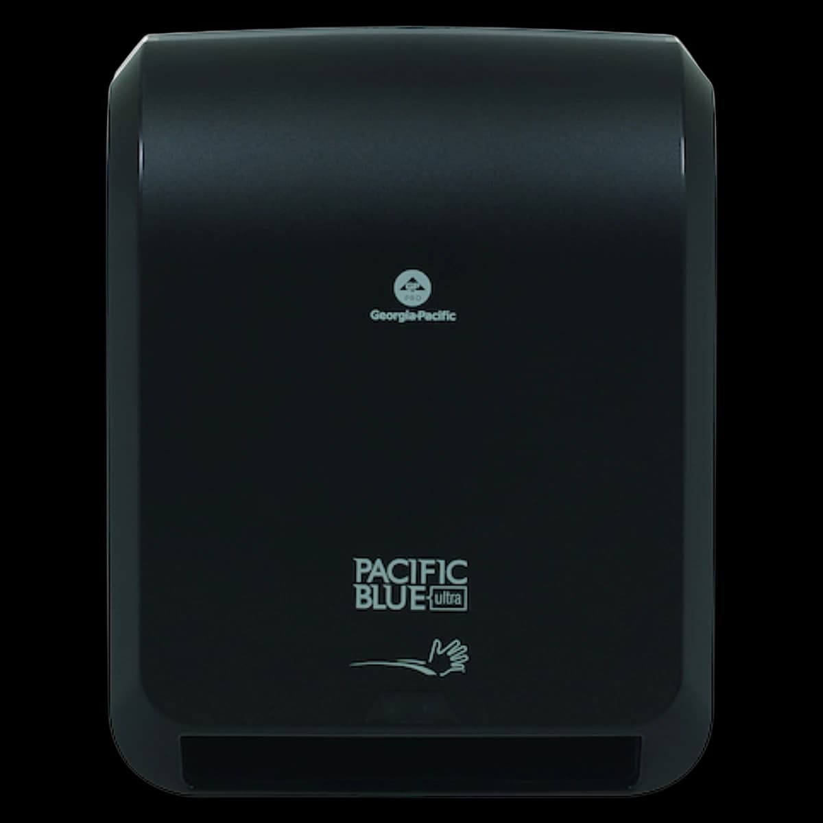 Georgia-Pacific Pacific Blue Ultra Automatic Paper Towel Dispenser, Black Plastic, Motion-Activated, 59590 - Pacific Blue Ultra Automatic Paper Towel Dispenser Black Plastic 59590 - Image 1