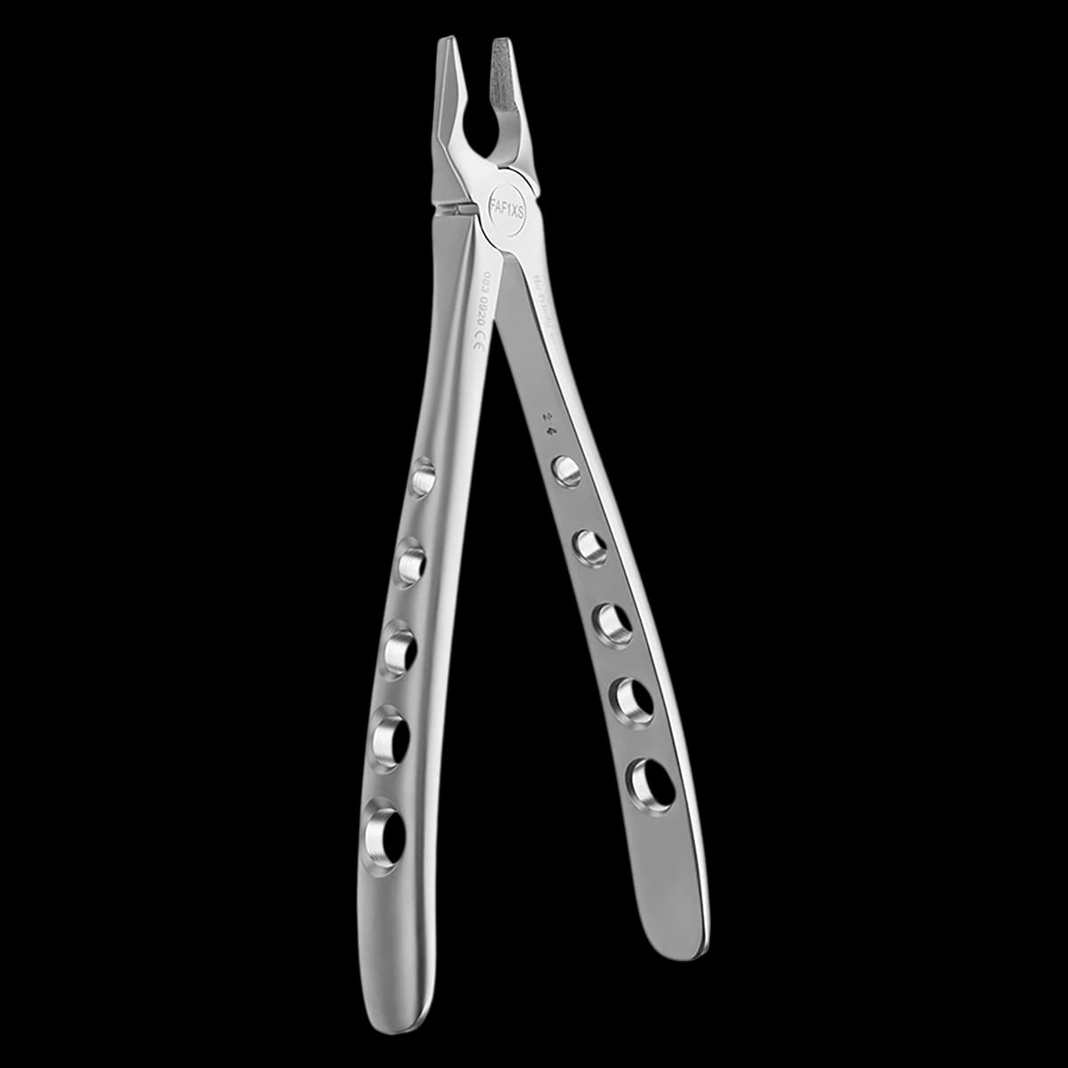 Hu-Friedy Atraumair Apical Forceps #1, Upper Incisors, Diamond Dusted, FAF1XSD - 1 Atraumair Apical Forceps Upper Incisors Diamond Dusted - Image 1