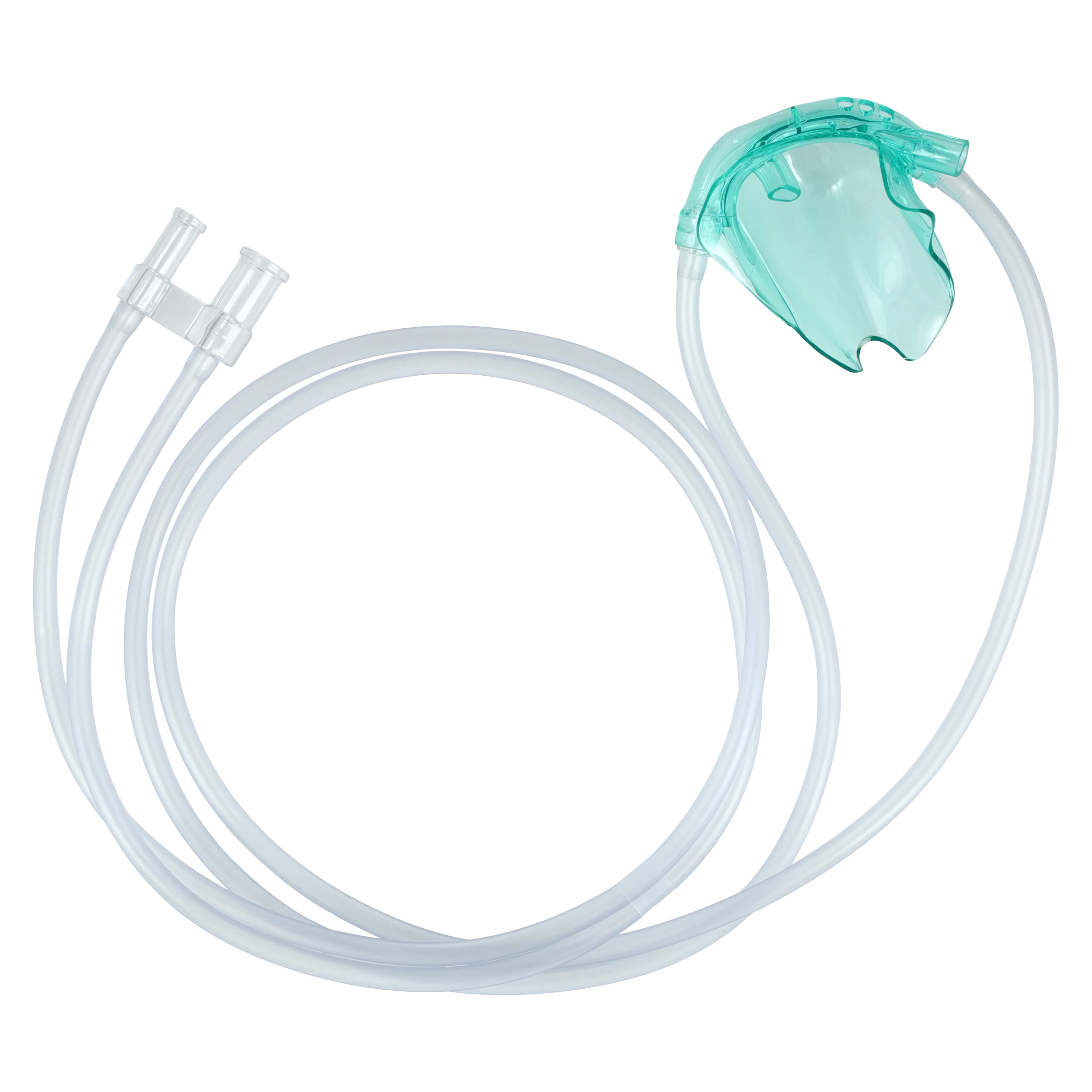 Silhouette II Low Profile Nitrous Oxide Nasal Mask & Breathing Circuit, Large, 24/Pkg, SIL2-LG-24 - Silhouette II Large Nitrous Oxide Nasal Hood Pack of 24 - Image 1