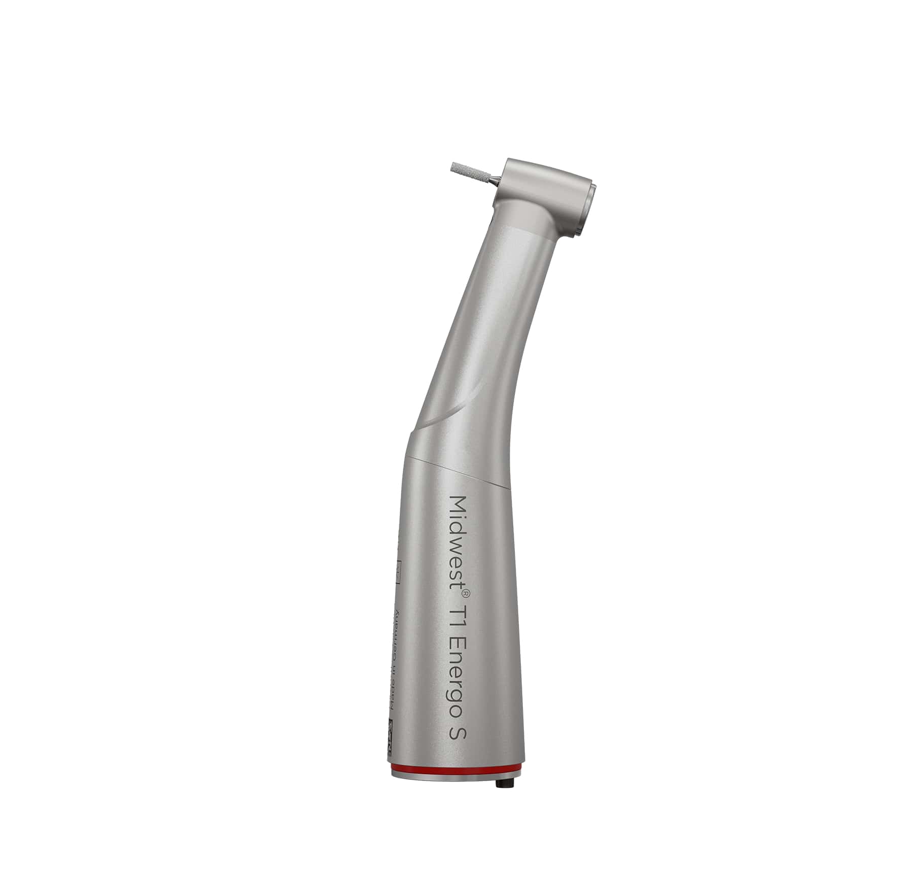 Midwest T1 Energo S 1:5 L Electric Handpiece Attachment, Contra Angle, Push Button Autochuck, Fiber Optic, Titanium, 875305 - Midwest®T1 Energo S 1:5 L - Image 1