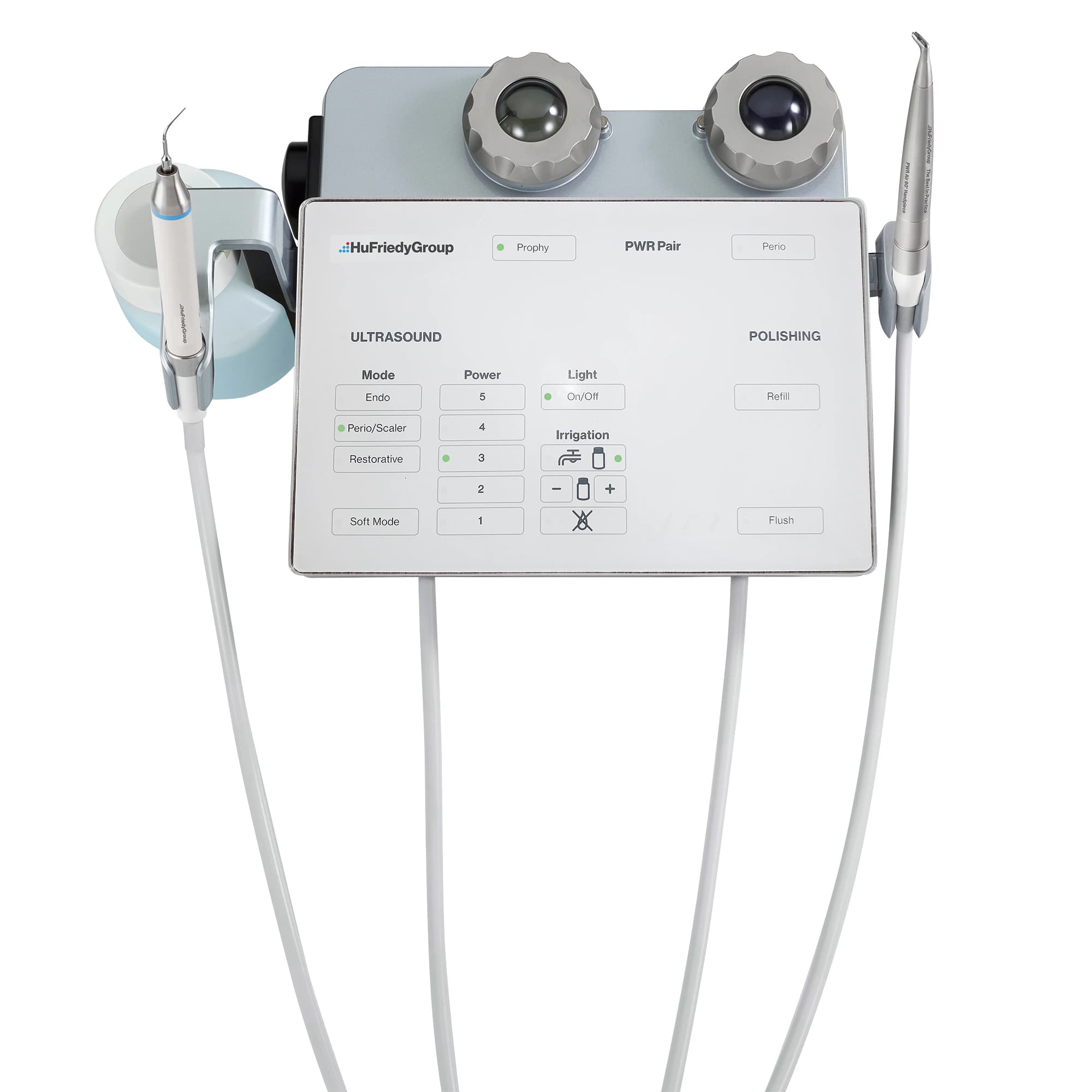 Hu-Friedy PWR Pair Piezoelectric Scaling & Air Polishing Device Combo Unit - PWR Pair Piezoelectric Scaling & Air Polishing Device - Image 1