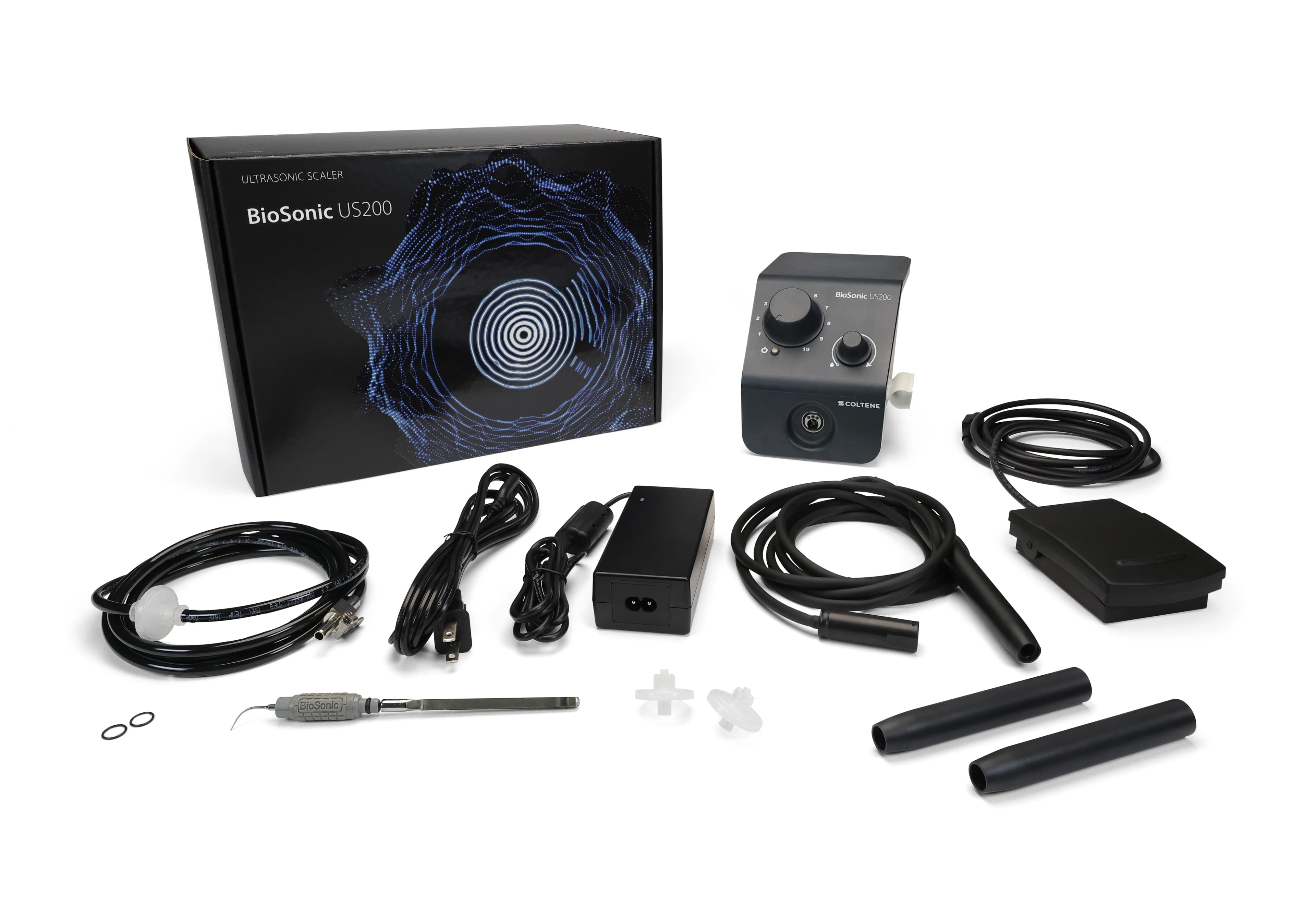 BioSonic US200 Ultrasonic Scaler System, 25K/30K, Black, 115V, 60034537 - BioSonic US200 Scaler Ultrasonic Unit - Image 1