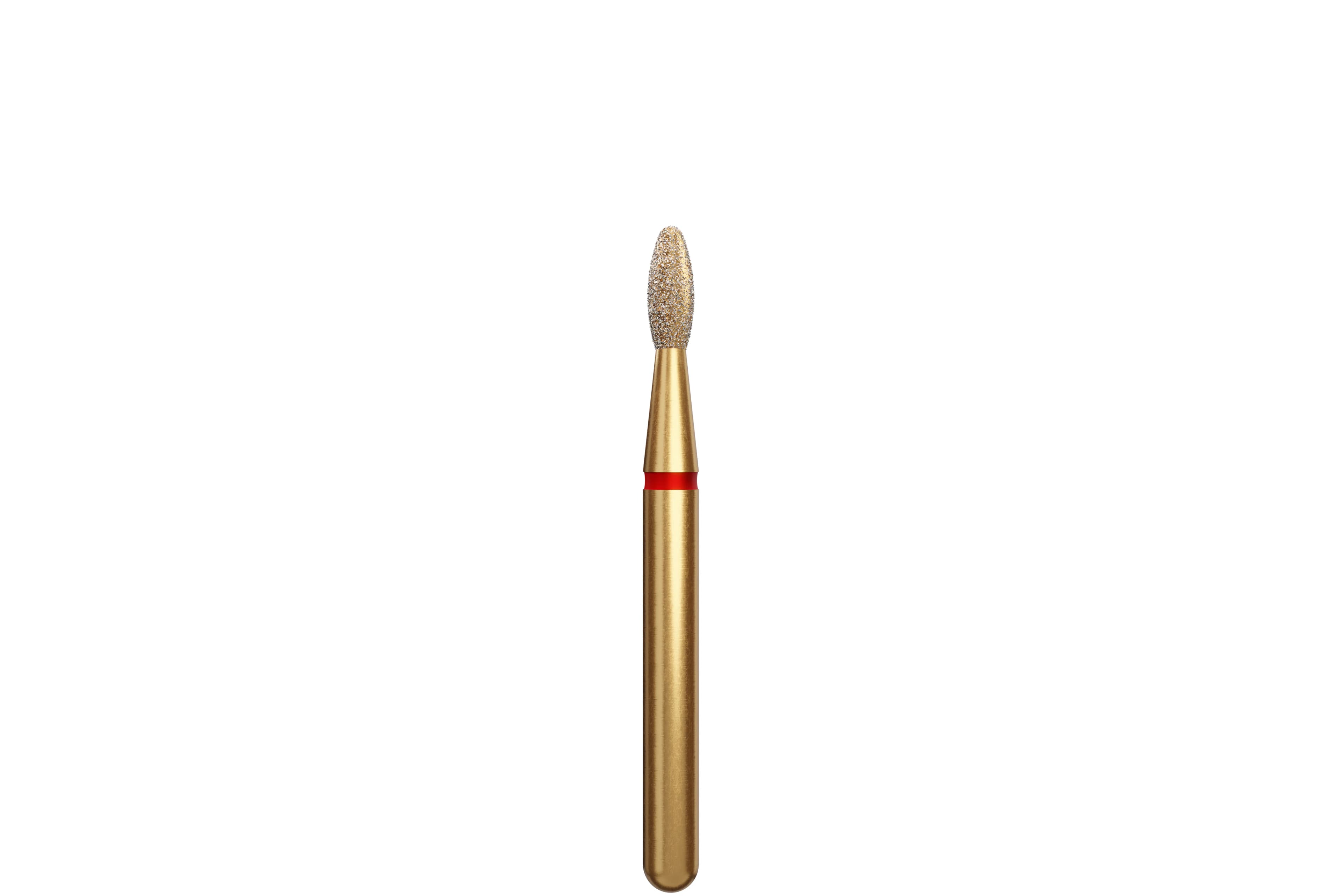 Alpen Diamond Burs, FG, Football/Egg, Fine, Red, #379-016F, 1.6 mm Head, 3.5 mm Head Length, 5/Pk, 60031783 - Alpen Diamond Burs, FG, Football, Fine, Red, # 379-016F, 5/Pk, 60031783 - Image 1