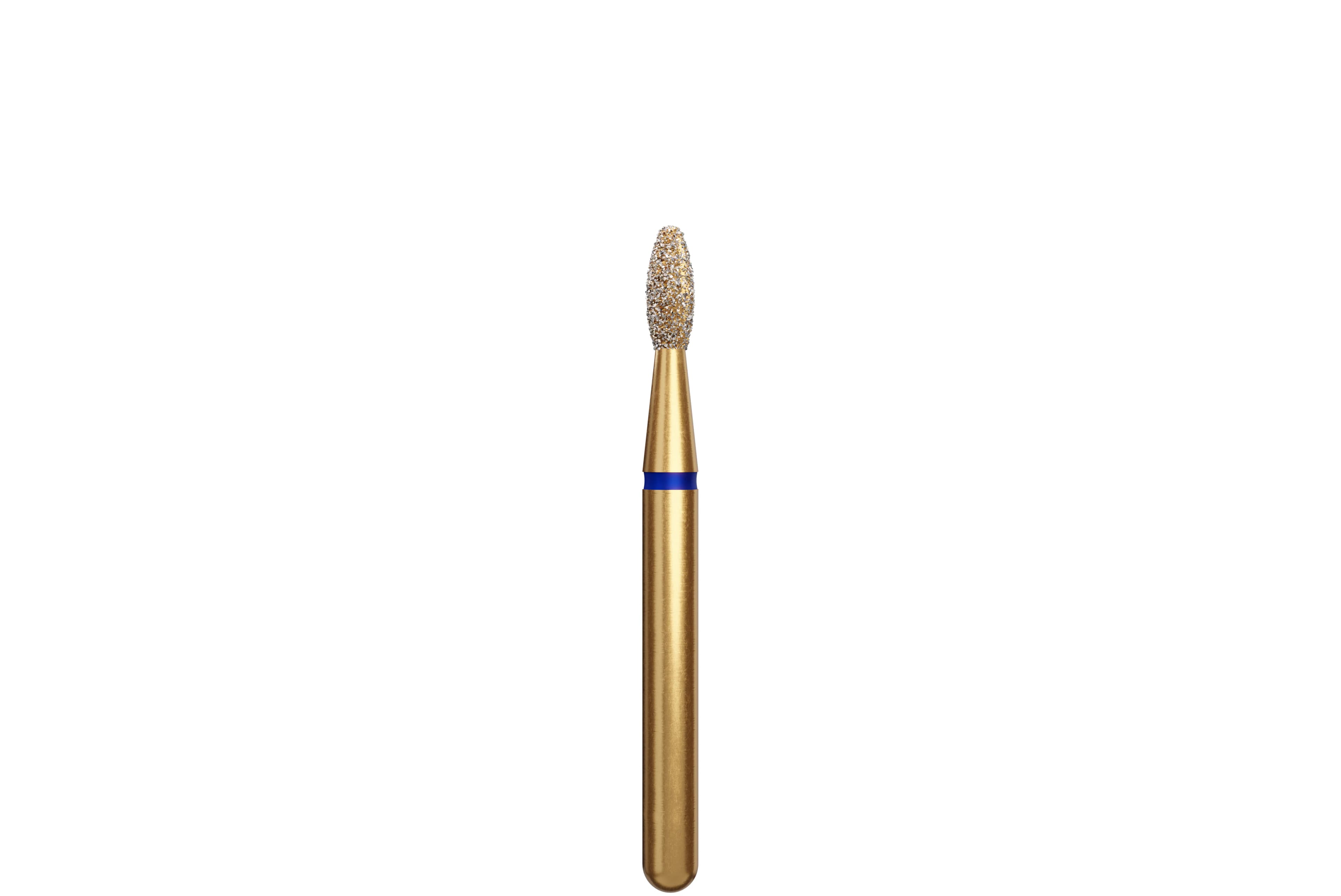 Coltene Alpen Multi-Use Multilayer Diamond Bur, FG, Medium Grit, Egg/Football Shape, #379-016, 1.6 mm Head Diameter, 3.5 mm Head Length, 5/Pkg - Alpen® Diamonds - Medium - #379-016 (3.5) - Image 1