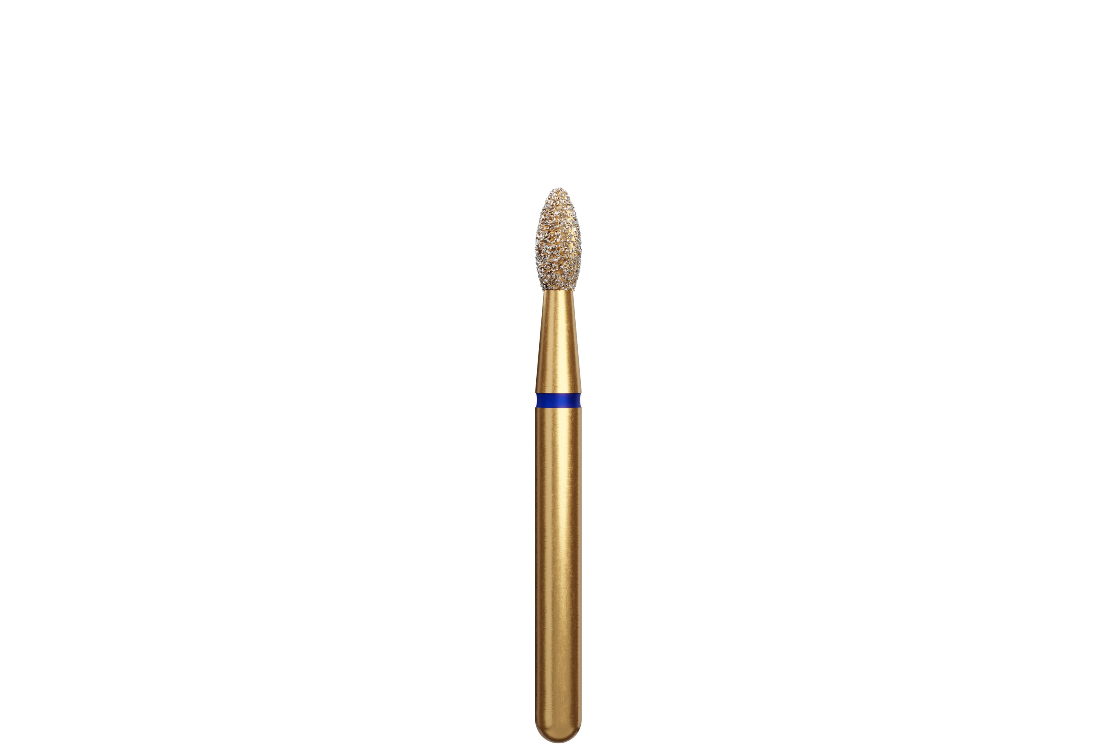 Coltene Alpen Multi-Use Multilayer Diamond Bur, FG, Medium, Egg/Football, #379-018, 1.8 mm Head Diameter, 3.5 mm Head Length, 5/Pkg - Alpen® Diamonds - Medium - #379-018 (3.5) - Image 1
