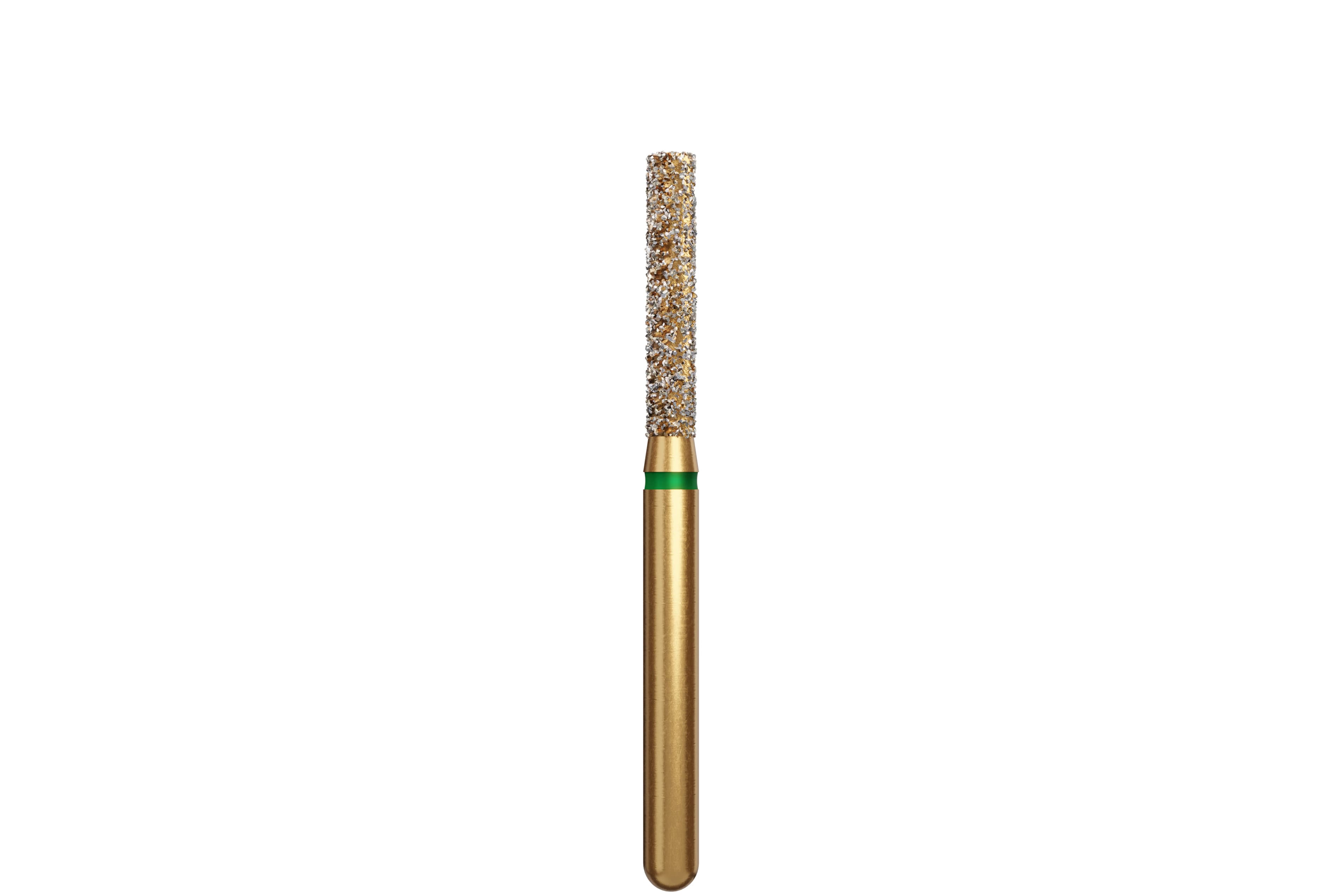 Coltene Alpen Multi-Use Multilayer Diamond Bur, FG, Coarse, Flat End Cylinder, #837-016, 1.6 mm Head Diameter, 8 mm Head Length, 5/Pkg - Alpen® Diamonds - Coarse - #837-016 (8.0) - Image 1