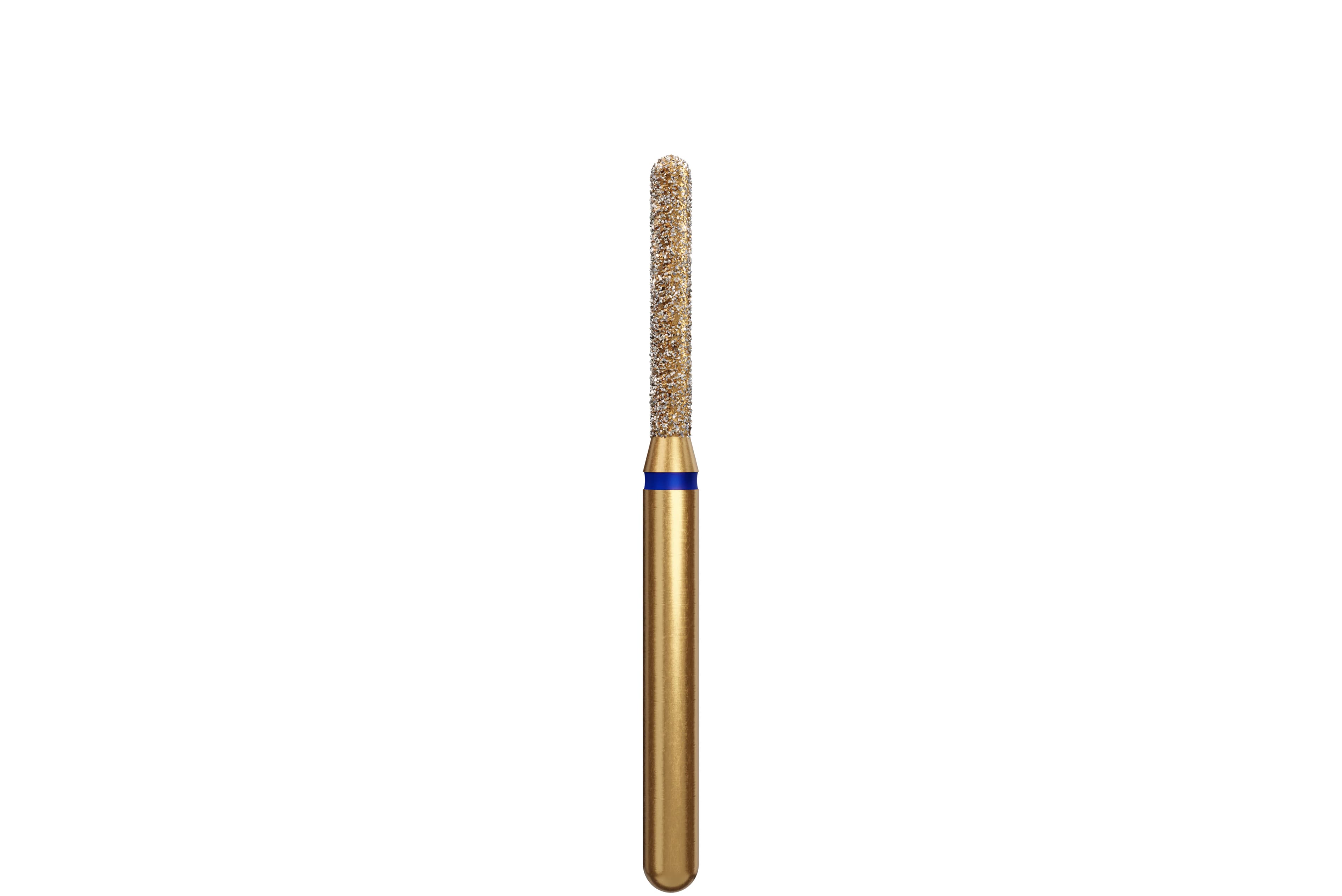 Alpen Multi-Use Multilayer Diamond Bur, FG, Round End Cylinder, #881, 1.4 mm Head, 8 mm Head Length, Medium, Blue, 5/Pk, 881-014M - Alpen Diamond Burs, FG, Wheel, Coarse, Green, # 881-014C, 5/Pk, 60032607 - Image 1