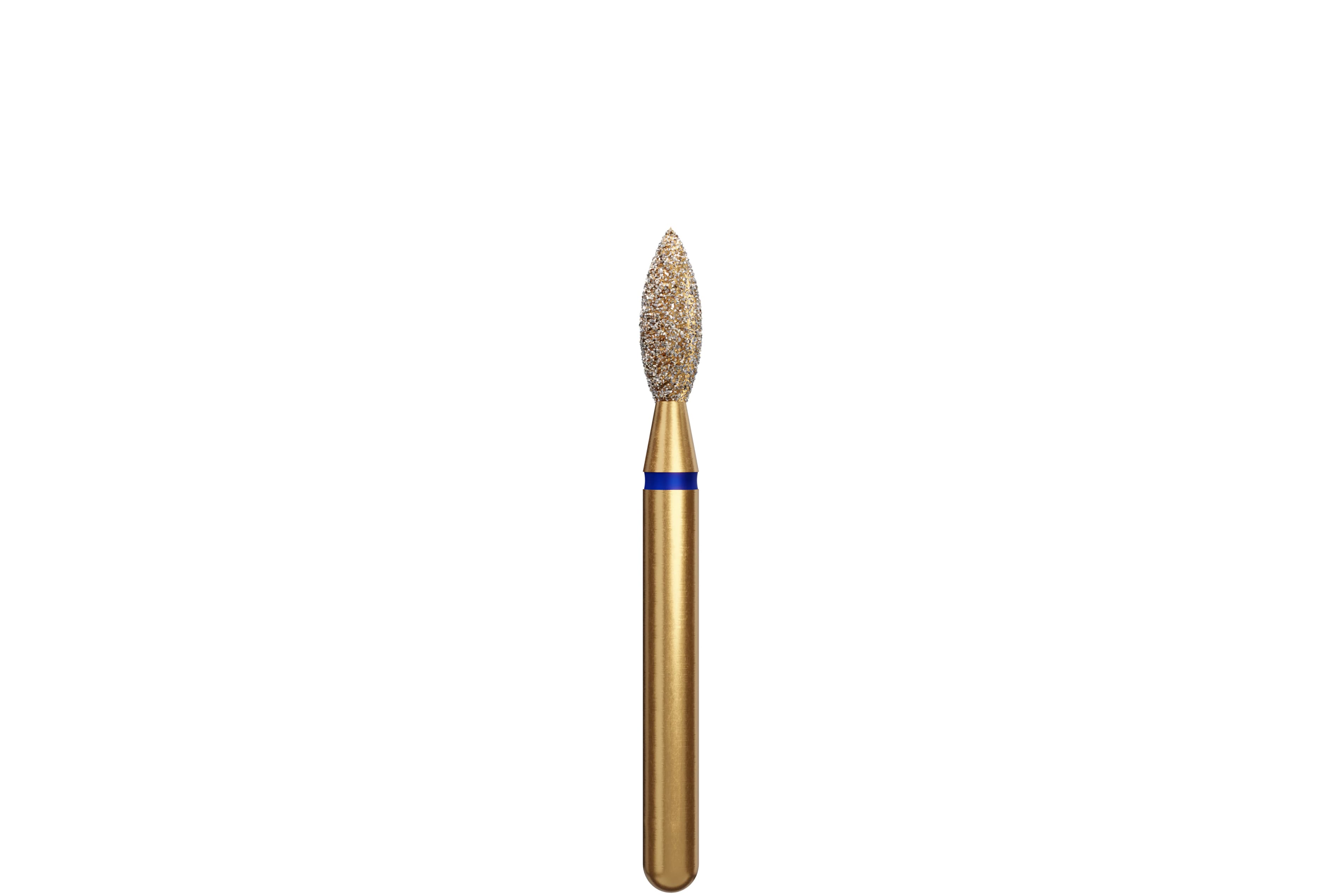 Coltene Alpen Multi-Use Diamond Bur, FG, Medium Grit, Bud/Pointed Football Shape, #368-020, 2 mm Head Diameter, 5 mm Head Length, 5/Pkg - Alpen® Diamonds - Medium - #368-020 (5.0) - Image 1