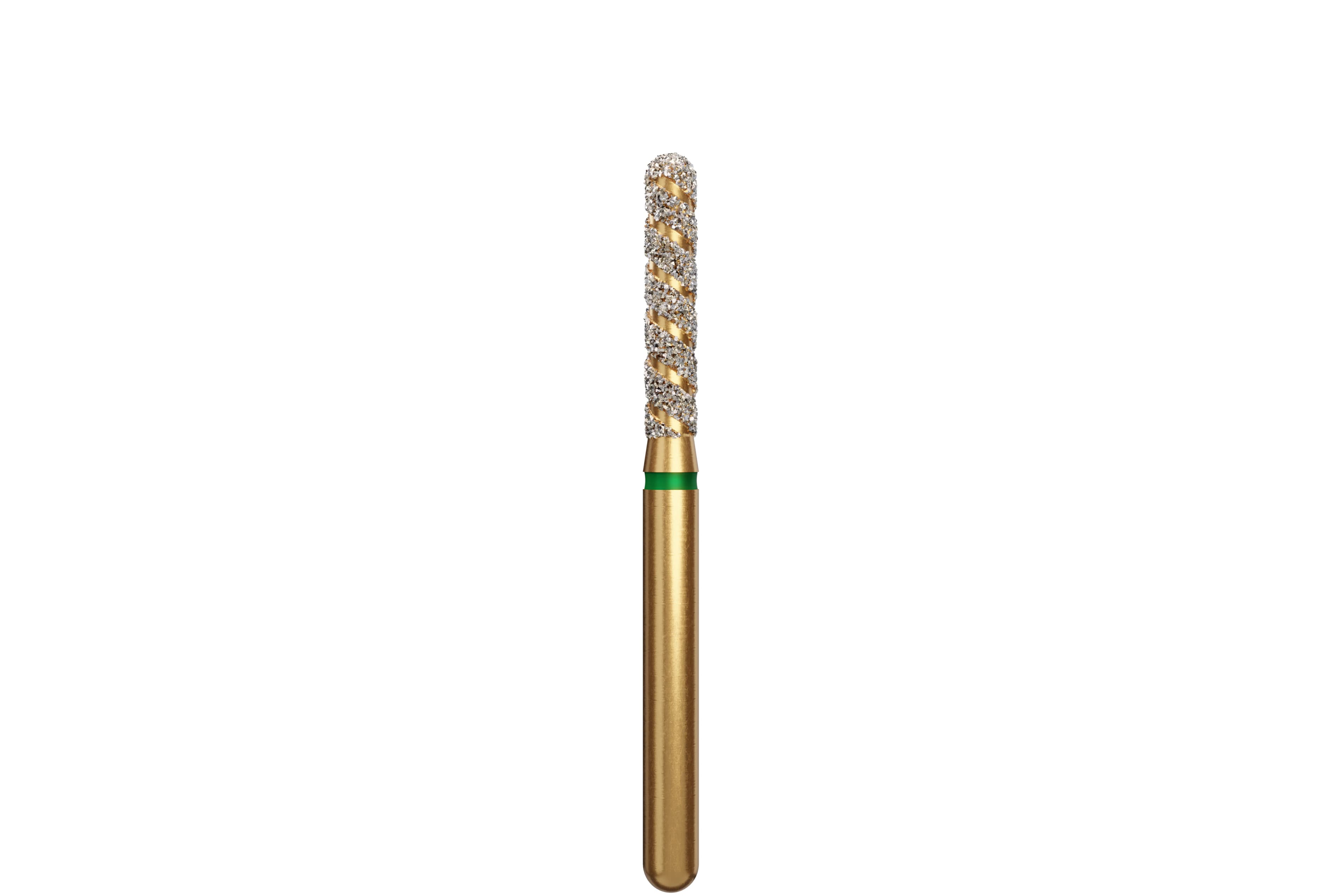 Alpen TurboCut Multi-Use Diamond Bur, FG, Round End Cylinder, Coarse, Green, #881-016C, 1.6 mm Head, 5/Pk, 60032617 - Alpen Diamond Burs, FG, Wheel, Coarse, Green, # 881-016C, 5/Pk, 60032617 - Image 1