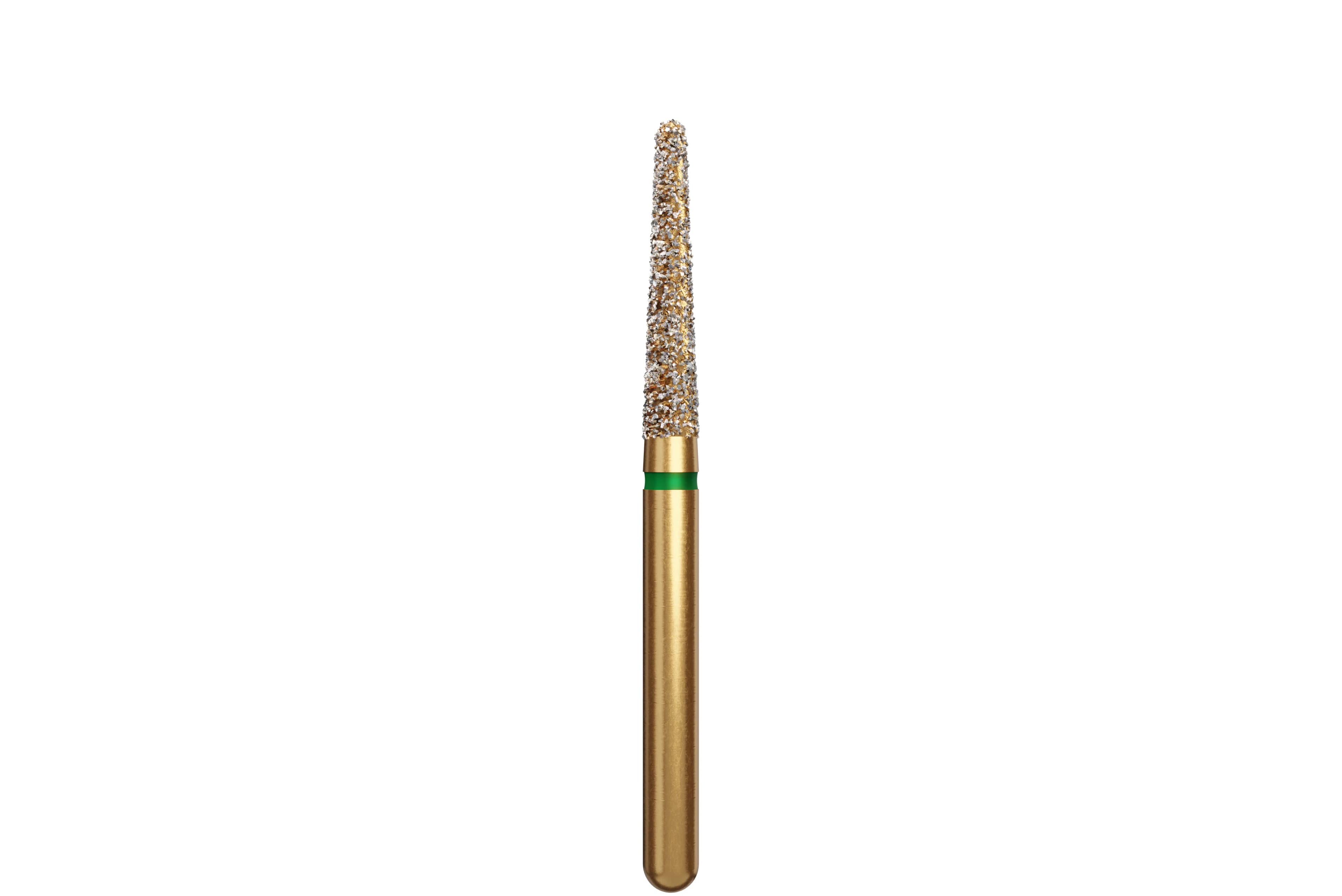 Coltene Alpen Multi-Use Multilayer Diamond Bur, FG, Coarse, Round End Taper, #856L-018, 1.8 mm Head Diameter, 9 mm Head Length, 5/Pkg - Alpen® Diamonds - Coarse - #856L-018 (10.0) - Image 1