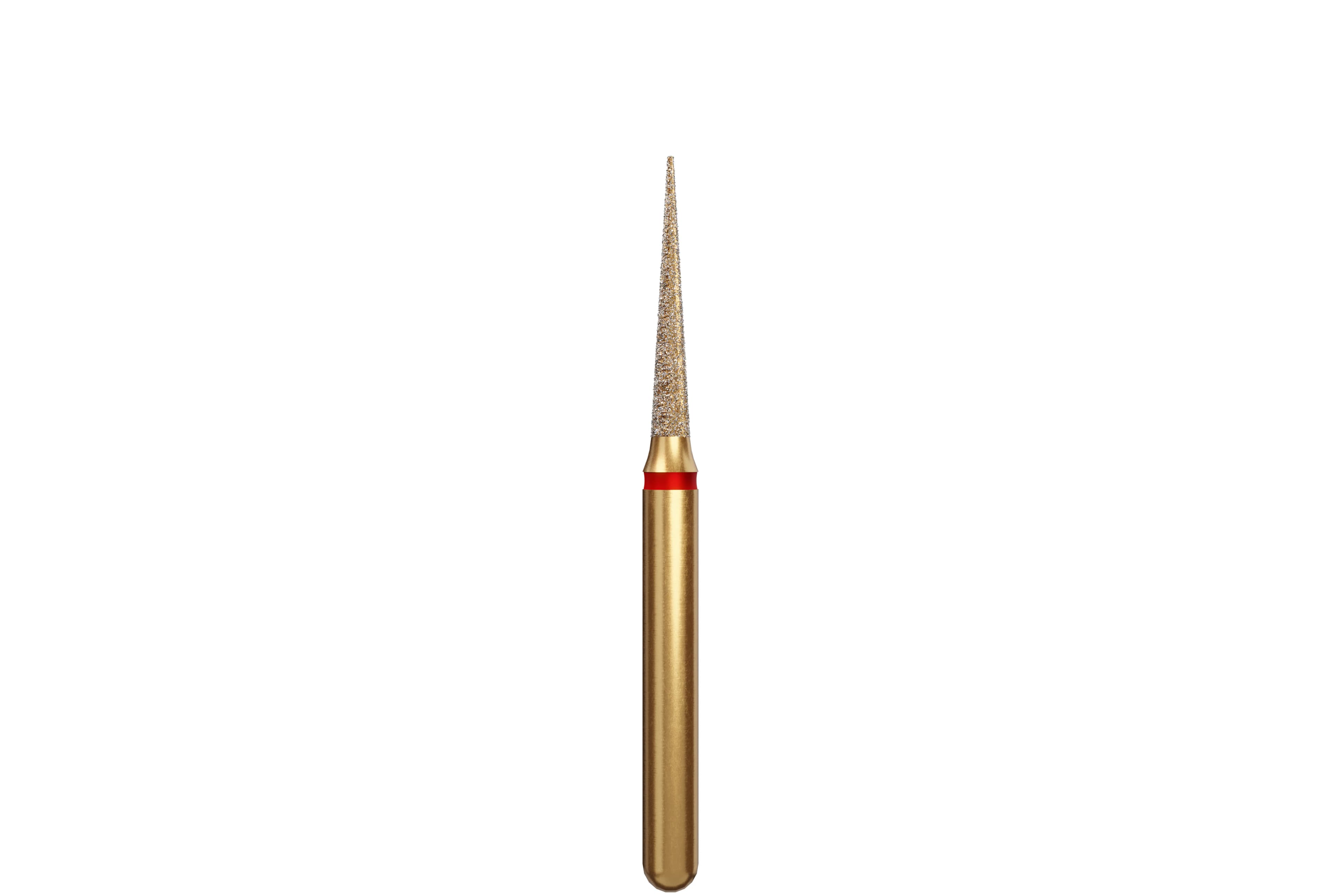 Alpen Multi-Use Diamond Bur, FG, Needle/Flame, Fine, Red, #858-014F, 1.4 mm Head, 8 mm Head Length, 5/Pk, 60032391 - Alpen Diamond Burs, FG, Needle, Fine, Red, # 858-014F, 5/Pk, 60032391 - Image 1