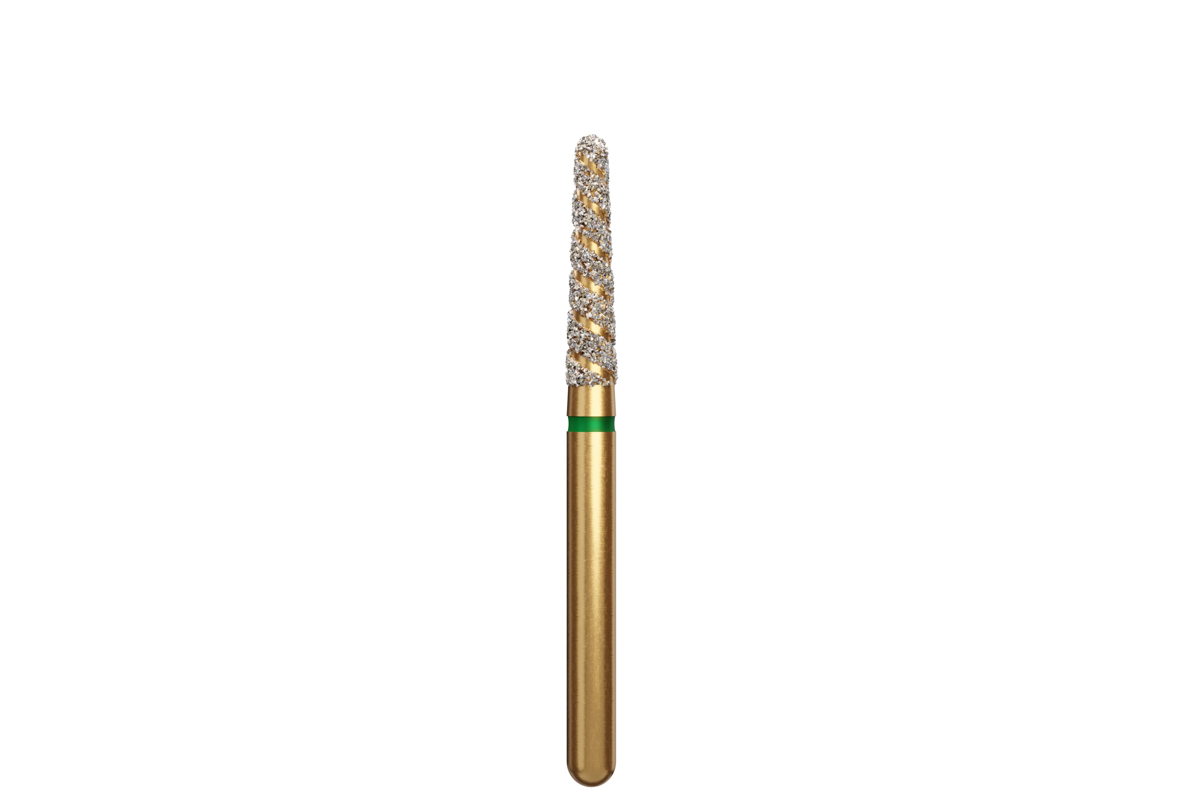 Coltene Alpen TurboCut Diamond Bur, Round End Taper, FG, Coarse, 1.8 mm Head Diameter, 8 mm Head Length, 5/Pkg, #850-018 - Alpen® TurboCut® Diamonds - #850-018 (8.0) - Image 1