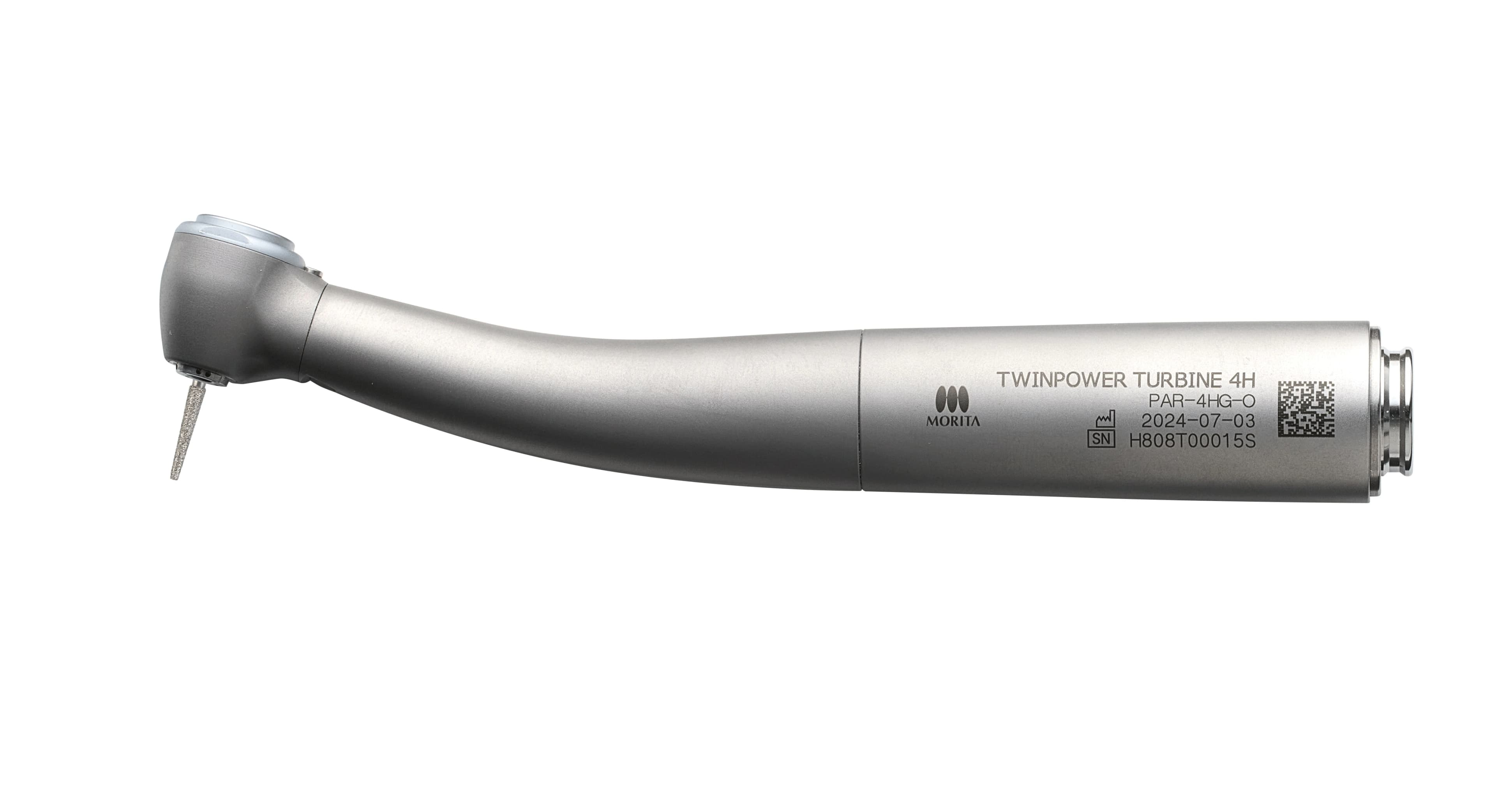 TwinPower Turbine G-Series Handpiece, 4-Hole Connection, Optic, 4-Port Water Spray, PAR-4HG-O - Twin Power Turbine G-Series Handpieces – 4-Hole Connection, Optic, 4-Port Water Spray - Use with TwinPower Morita, PAR-4HG-O - Image 1
