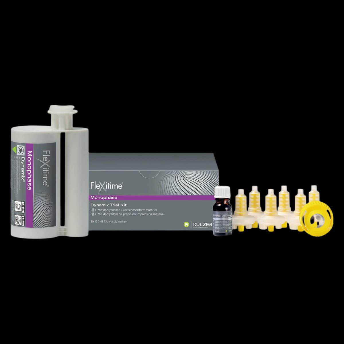 Flexitime Dynamix Monophase VPS Impression Material Trial Kit, 380 mL Cartridge, 66035989 - Flexitime Dynamix Monophase Trial Kit, 66035989 - Image 1