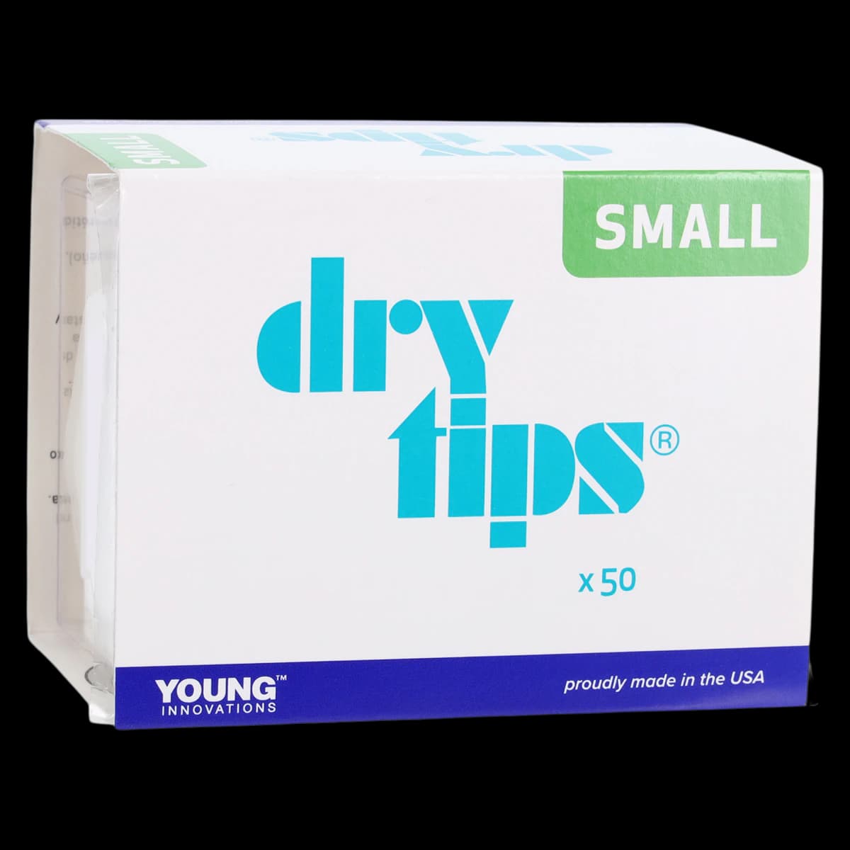 DryTips Saliva Absorbent Cotton Roll Substitute, Small (Child), White, 50/Pack, 291543 - Dry Tips Small 50/Pack 291543 - Image 1
